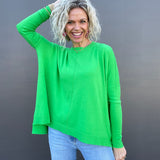 Green Crew Sweater