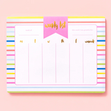 TE - Weekly Planner List Pad