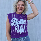 Purple Batter Up Vest