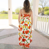 Floral Cream Maxi