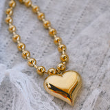 Chunky Heart Necklace