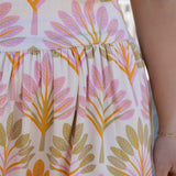 Spring Palm Mini Dress