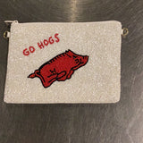 TJ - Gameday beaded pouch