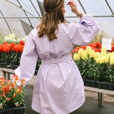 Lilac Billow Belted Mini