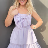 Lavender Maxi with Bow