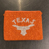 TJ - Gameday beaded pouch