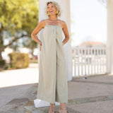 Pistachio Strapless Maxi Dress