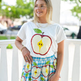 Apple Half Tee