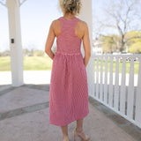 Pink Cherry Maxi Dress