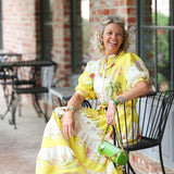 Yellow Floral Maxi Dress