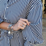 Stripe Shirt Mini Dress