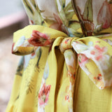 Yellow Floral Maxi Dress