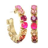 Tova - Pink Jubilee Hoop Earrings