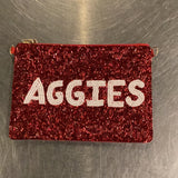TJ - Gameday beaded pouch