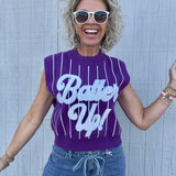 Purple Batter Up Vest