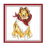Game day Napkins - Collie