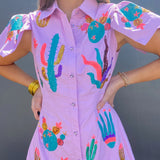 Lavender Cactus Dress