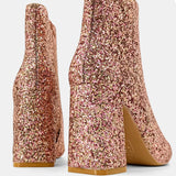 Rose Gold Glitter Boot