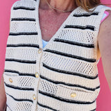 Navy Sleeveless Vest