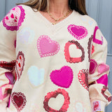 Doily Heart Sweatshirt