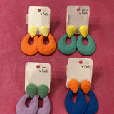 Colorful Clay Earrings