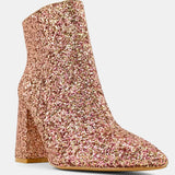 Rose Gold Glitter Boot