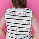 Navy Sleeveless Vest