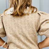 Lace Collar Cardigan