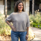Mocha Short Sleeve Sweater