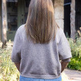 Mocha Short Sleeve Sweater