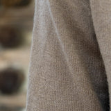 Dark Brown Short Sleeve Sweater