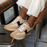 Tan/Black Nylon Sneaker