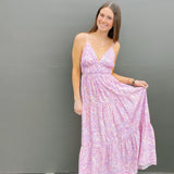 Pink / Purple Mia Maxi Dress