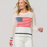 Flag Mesh Sweater