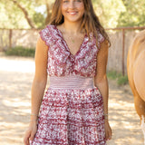 Embroidery Mini Dress