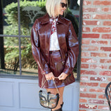 Clear Saddle Bag Purse