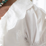 Lace Scallop Hem Top