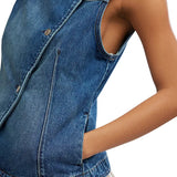 We The Free Maris Denim Top