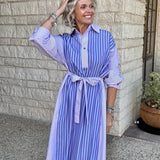 Lavender Stripe Maxi