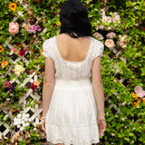 Edena Cotton Victorian Mini Dress