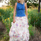 Sheer Floral Maxi Dress