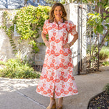 Sweetheart Midi Floral Dress