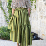 Green Maxi Skirt