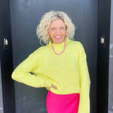 Neon Lime knit