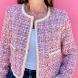 Pink Tweed Jacket