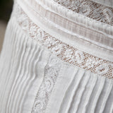 Edena Cotton Victorian Mini Dress