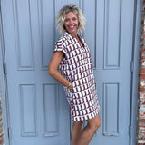 Maroon Boot Dress