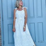 White Linen Midi