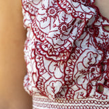 Embroidery Mini Dress
