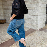 Just Black Denim Barrel Jean